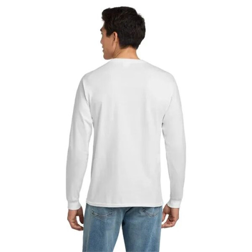 Hanes - Authentic 100% Cotton Long Sleeve T-Shirt.