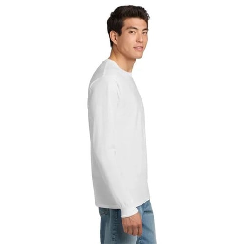 Hanes - Authentic 100% Cotton Long Sleeve T-Shirt.