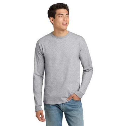 Hanes - Authentic 100% Cotton Long Sleeve T-Shirt.