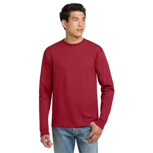 Hanes - Authentic 100% Cotton Long Sleeve T-Shirt.