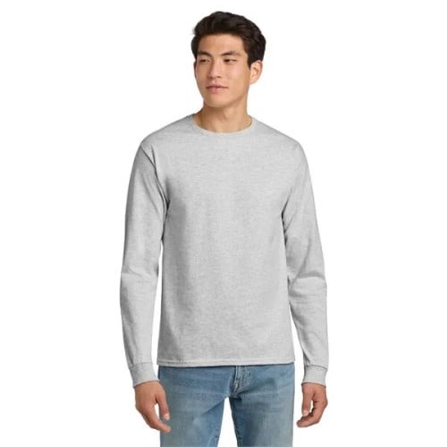 Hanes - Authentic 100% Cotton Long Sleeve T-Shirt.