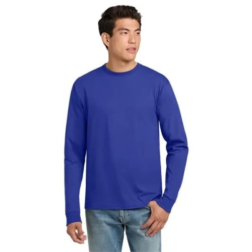 Hanes - Authentic 100% Cotton Long Sleeve T-Shirt.