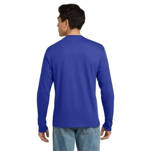 Hanes - Authentic 100% Cotton Long Sleeve T-Shirt.