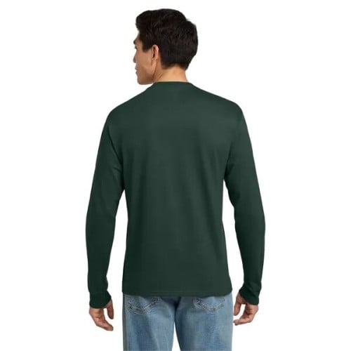 Hanes - Authentic 100% Cotton Long Sleeve T-Shirt.