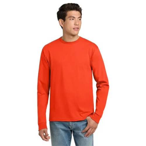 Hanes - Authentic 100% Cotton Long Sleeve T-Shirt.