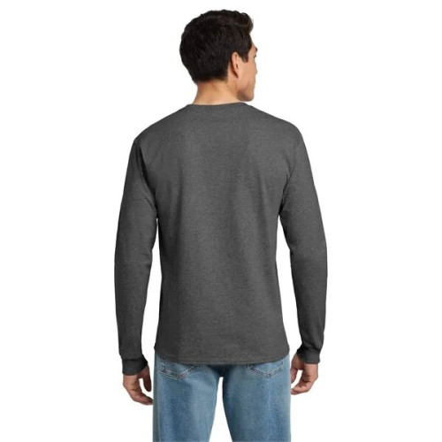 Hanes - Authentic 100% Cotton Long Sleeve T-Shirt.