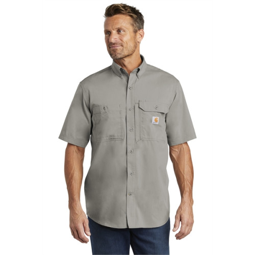 Carhartt Force Ridgefield Solid Short Sleeve Shirt.