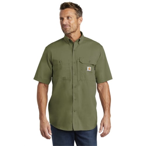 Carhartt Force Ridgefield Solid Short Sleeve Shirt.