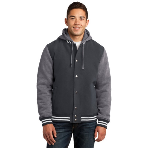 Sport-Tek Insulated Letterman Jacket.