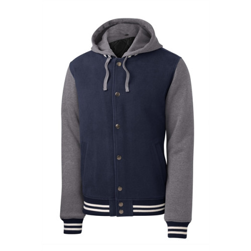 Sport-Tek Insulated Letterman Jacket.