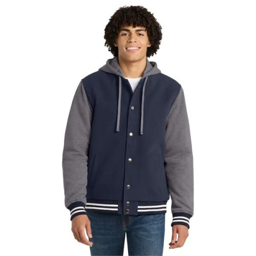 Sport-Tek Insulated Letterman Jacket.
