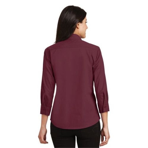 Port Authority Women's 3/4-Sleeve Easy Care Shirt.