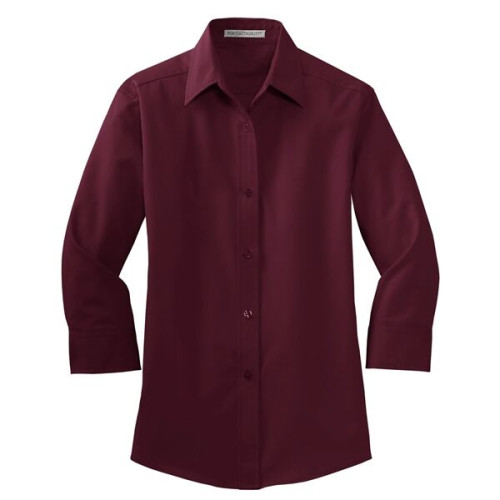 Port Authority Women's 3/4-Sleeve Easy Care Shirt.