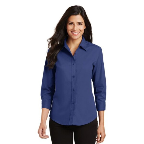 Port Authority Women's 3/4-Sleeve Easy Care Shirt.