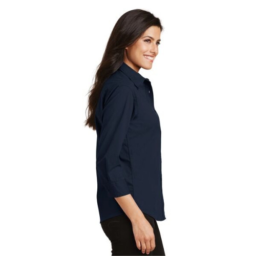 Port Authority Women's 3/4-Sleeve Easy Care Shirt.
