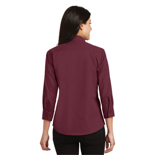Port Authority Women's 3/4-Sleeve Easy Care Shirt.