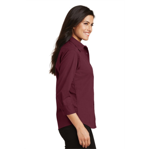 Port Authority Women's 3/4-Sleeve Easy Care Shirt.