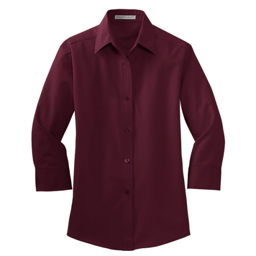 Port Authority Women's 3/4-Sleeve Easy Care Shirt.