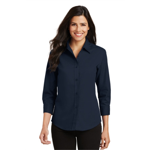 Port Authority Women's 3/4-Sleeve Easy Care Shirt.