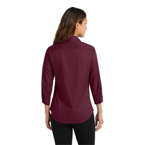 Port Authority Women's 3/4-Sleeve Easy Care Shirt.