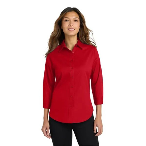 Port Authority Women's 3/4-Sleeve Easy Care Shirt.