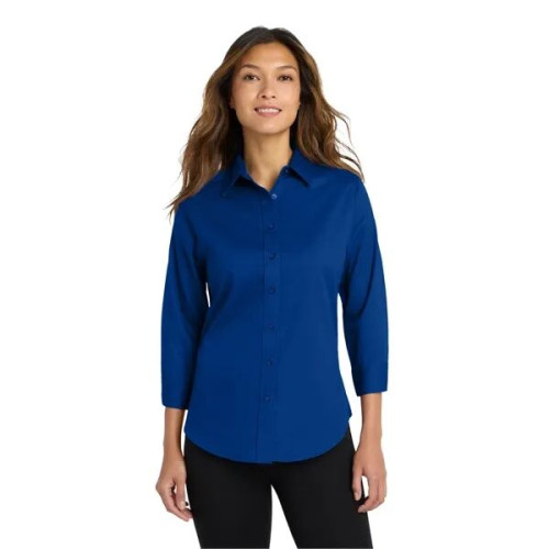 Port Authority Women's 3/4-Sleeve Easy Care Shirt.