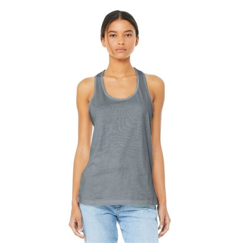 BELLA+CANVAS Women's Jersey Racerback Tank.