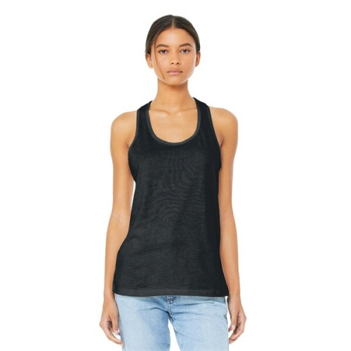 BELLA+CANVAS Women's Jersey Racerback Tank.