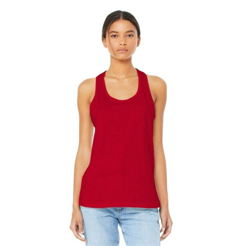 BELLA+CANVAS Women's Jersey Racerback Tank.