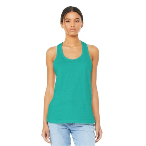 BELLA+CANVAS Women's Jersey Racerback Tank.