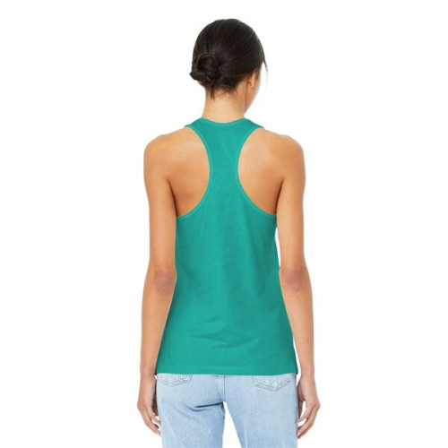 BELLA+CANVAS Women's Jersey Racerback Tank.