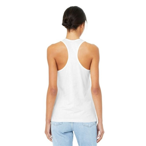 BELLA+CANVAS Women's Jersey Racerback Tank.