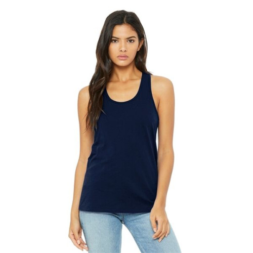 BELLA+CANVAS Women's Jersey Racerback Tank.