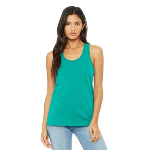 BELLA+CANVAS Women's Jersey Racerback Tank.