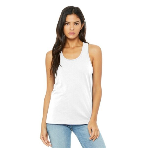 BELLA+CANVAS Women's Jersey Racerback Tank.