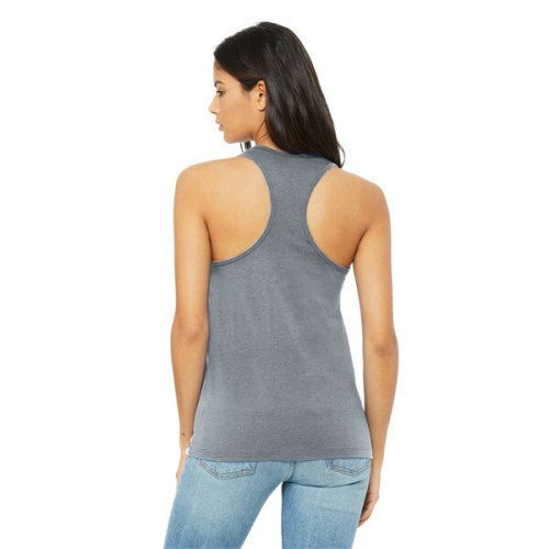 BELLA+CANVAS Women's Jersey Racerback Tank.