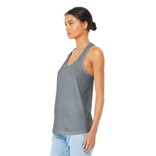 BELLA+CANVAS Women's Jersey Racerback Tank.