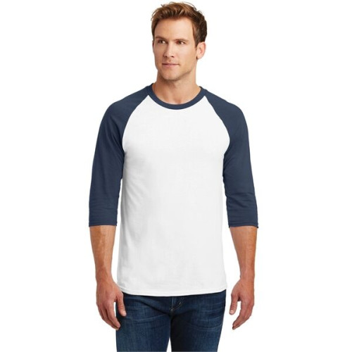 Gildan Heavy Cotton 3/4-Sleeve Raglan T-Shirt.