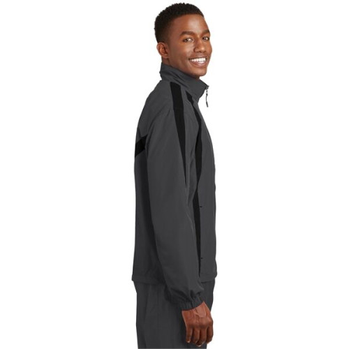 Sport-Tek Colorblock Raglan Jacket.