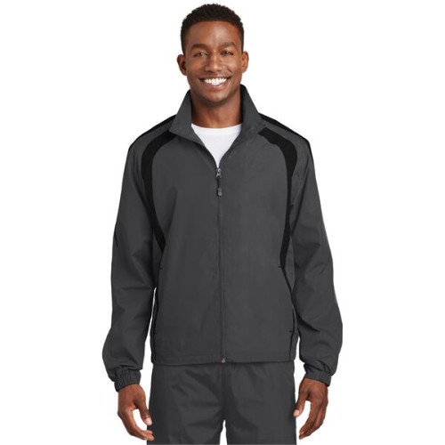 Sport-Tek Colorblock Raglan Jacket.