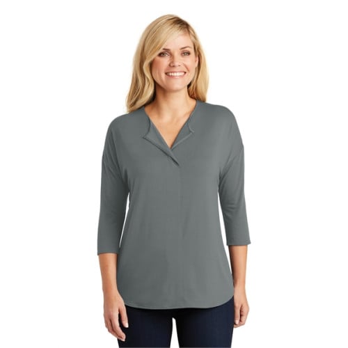 Port Authority Women's Concept 3/4-Sleeve Soft Split Neck...