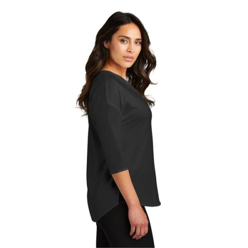 Port Authority Women's Concept 3/4-Sleeve Soft Split Neck...