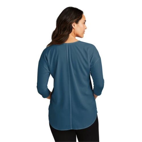 Port Authority Women's Concept 3/4-Sleeve Soft Split Neck...