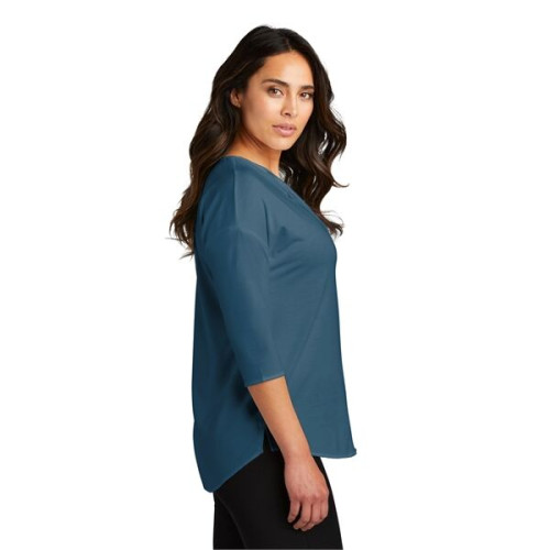Port Authority Women's Concept 3/4-Sleeve Soft Split Neck...