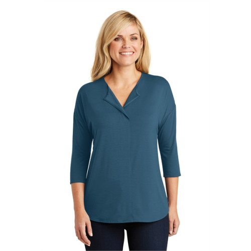 Port Authority Women's Concept 3/4-Sleeve Soft Split Neck...
