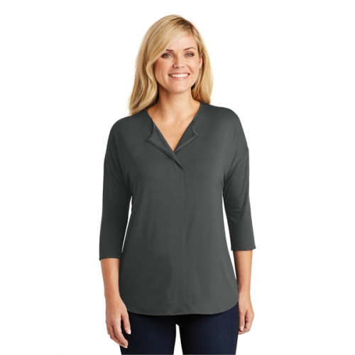 Port Authority Women's Concept 3/4-Sleeve Soft Split Neck...