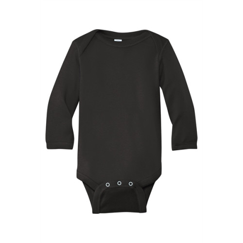 Rabbit Skins Infant Long Sleeve Baby Rib Bodysuit.