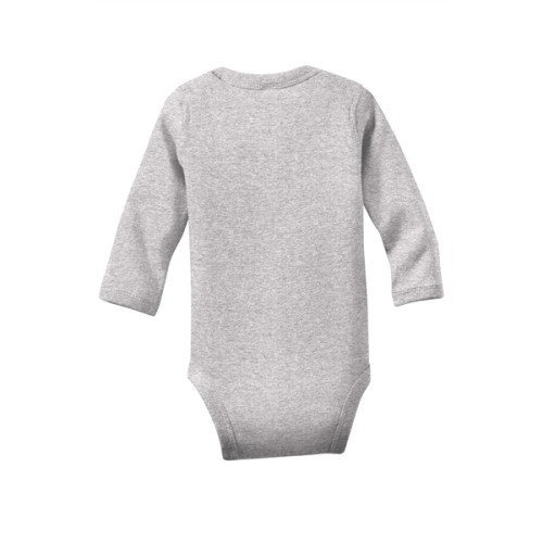 Rabbit Skins Infant Long Sleeve Baby Rib Bodysuit.