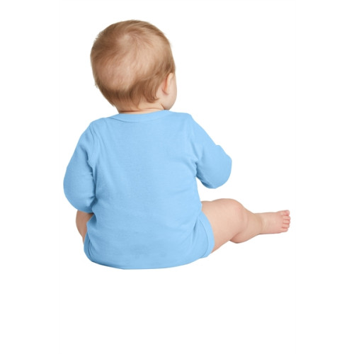 Rabbit Skins Infant Long Sleeve Baby Rib Bodysuit.