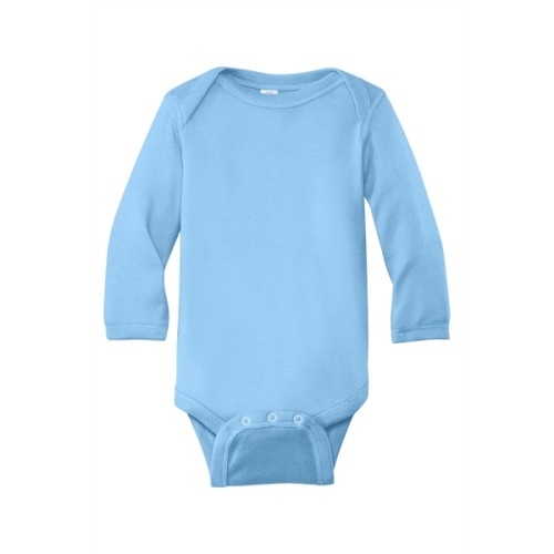 Rabbit Skins Infant Long Sleeve Baby Rib Bodysuit.